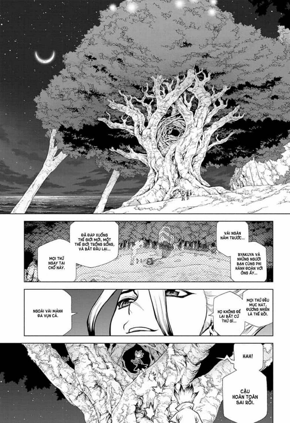 dr.stone - hồi sinh thế giới chapter 140: những phi công của thế giới mới. - Trang 2