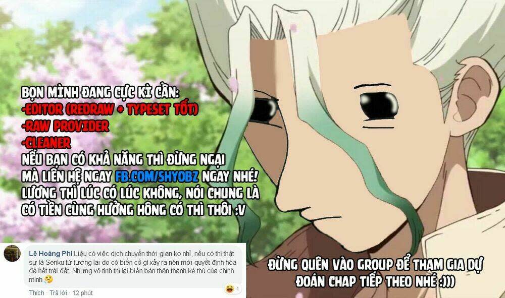 dr.stone - hồi sinh thế giới chapter 139: giấc mộng đầu tiên. - Trang 2