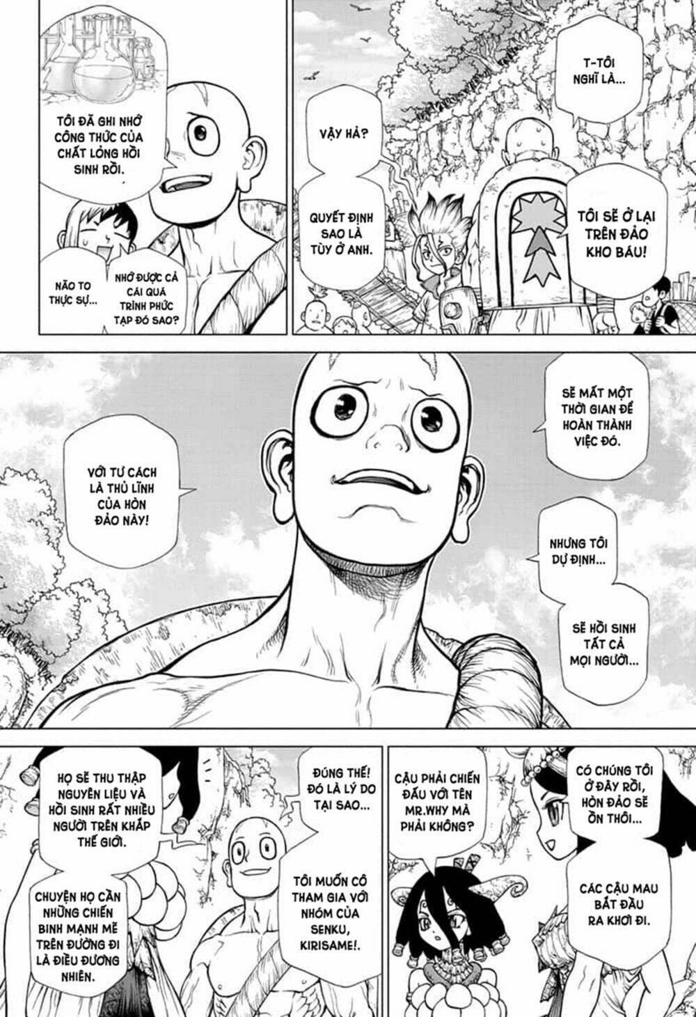 dr.stone - hồi sinh thế giới chapter 140: những phi công của thế giới mới. - Trang 2