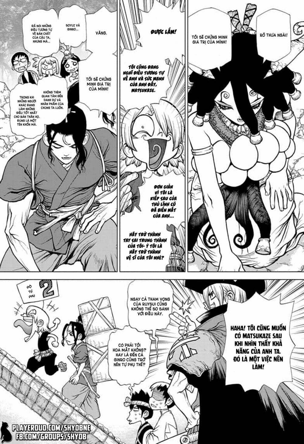 dr.stone - hồi sinh thế giới chapter 140: những phi công của thế giới mới. - Trang 2