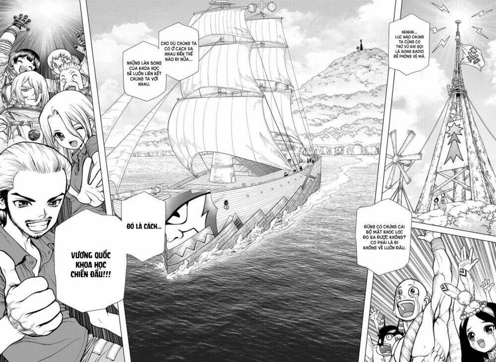 dr.stone - hồi sinh thế giới chapter 140: những phi công của thế giới mới. - Trang 2