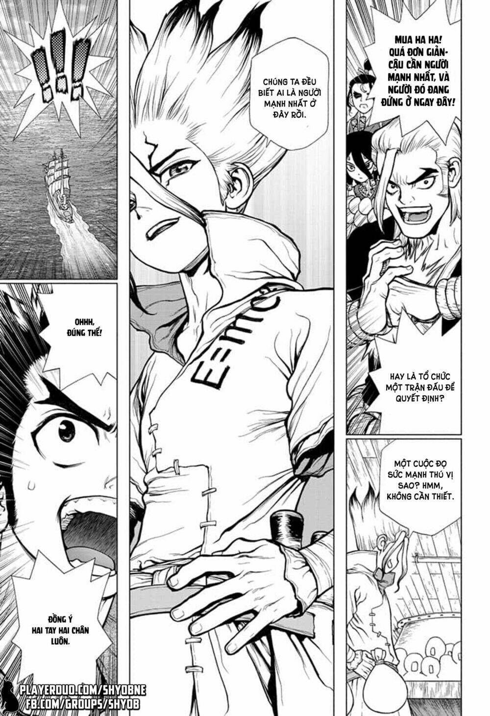 dr.stone - hồi sinh thế giới chapter 140: những phi công của thế giới mới. - Trang 2