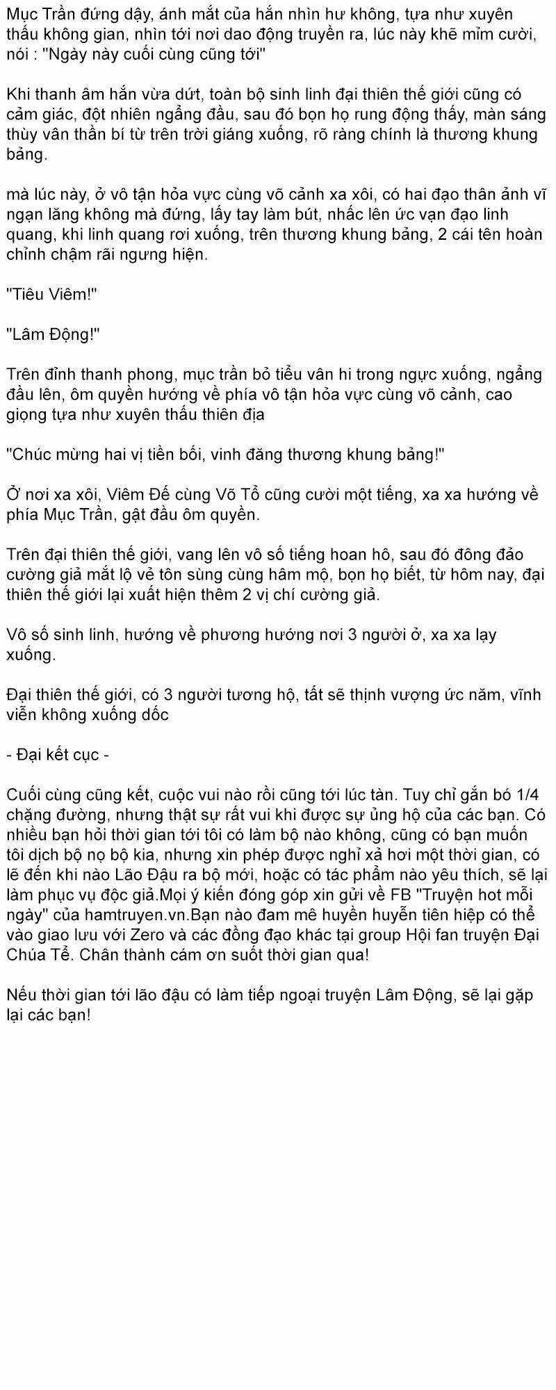 Đại chúa tể truyện chữ (bản dịch) Chapter 1563 - Next 