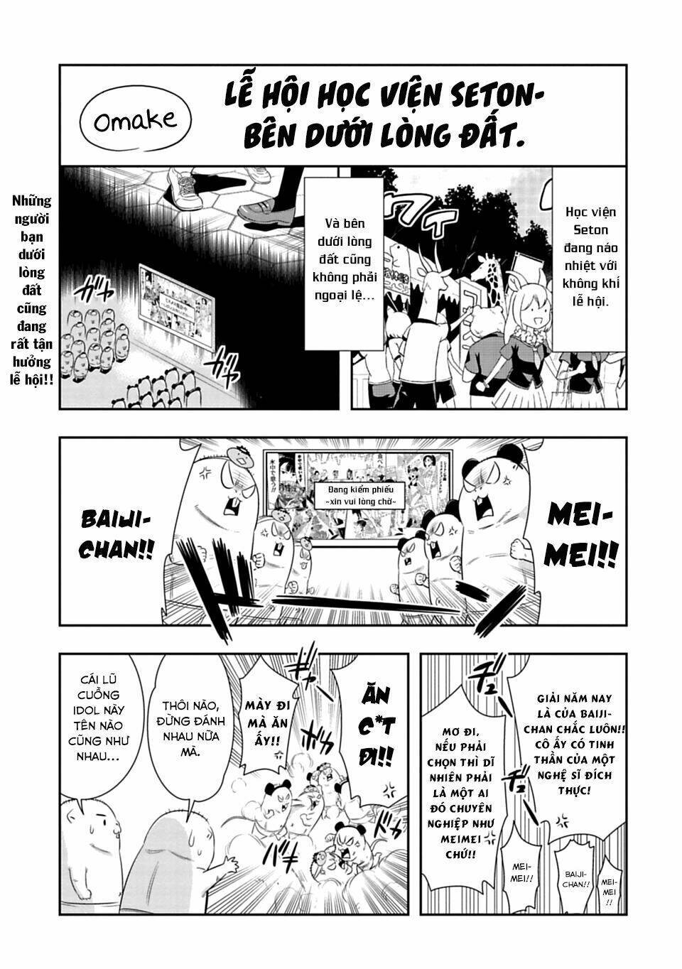 murenase! shiiton gakuen chapter 55.5: lễ hội seton - bên dưới lòng đấ - Trang 2