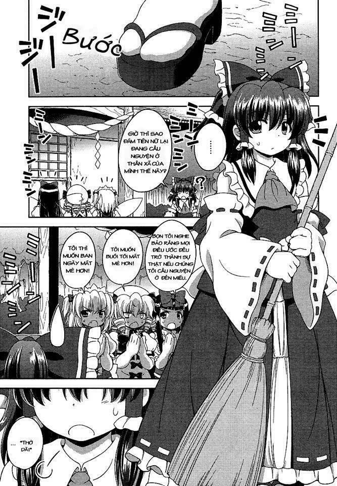 Touhou Sangetsusei: Oriental Sacred Place Chapter 3: Thứ ẩn giấu bên dưới những hòn đá (phần 1) - Next 