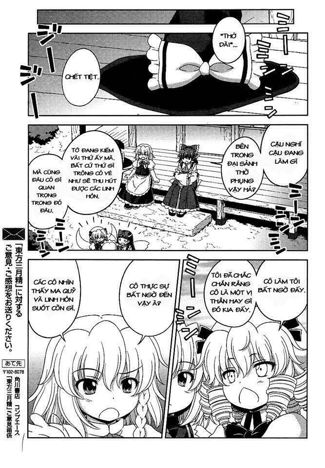 Touhou Sangetsusei: Oriental Sacred Place Chapter 3: Thứ ẩn giấu bên dưới những hòn đá (phần 1) - Next 