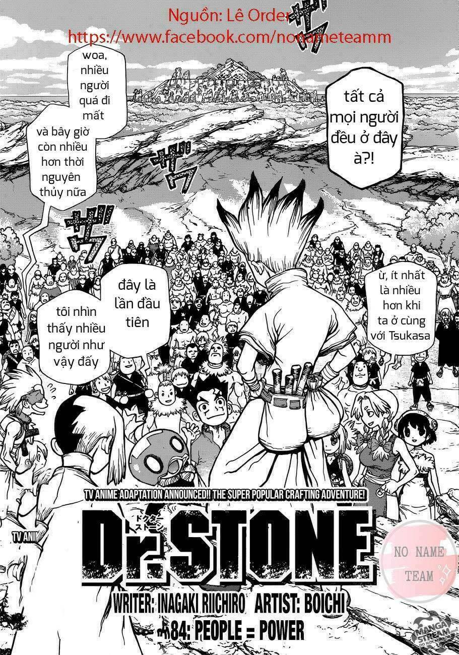 dr.stone - hồi sinh thế giới chapter 84 - Trang 2