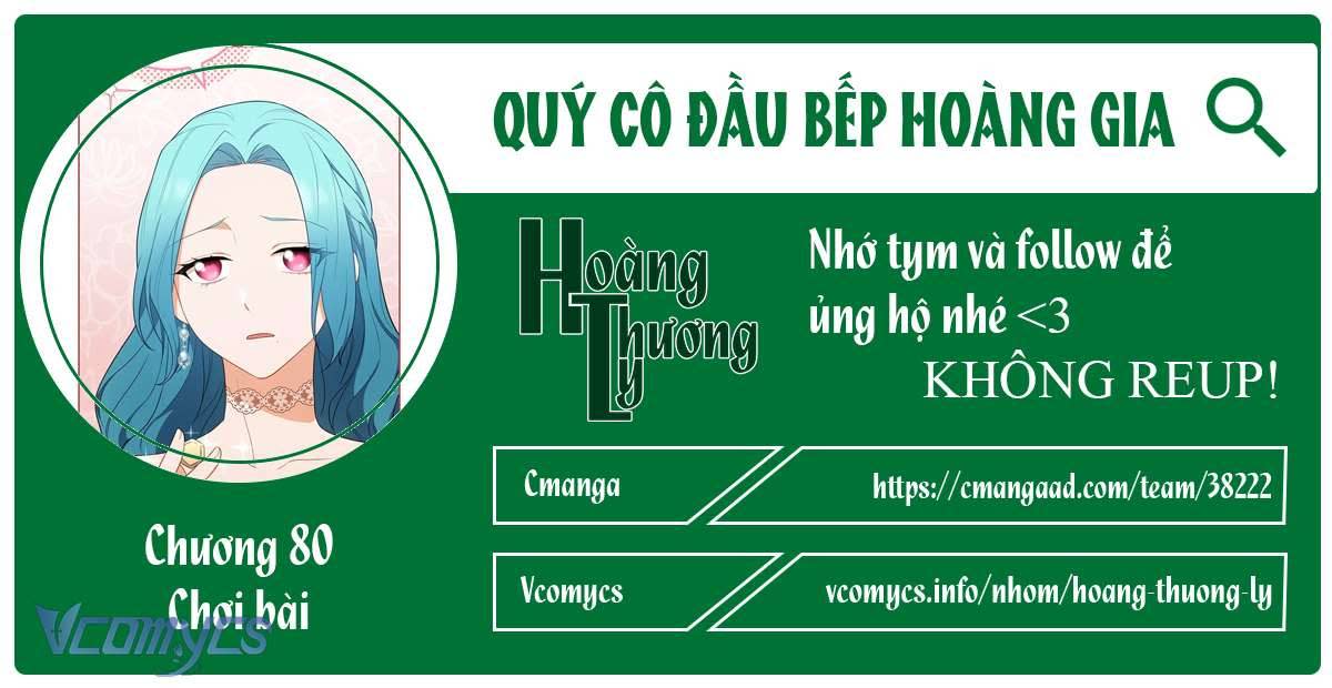 quý cô đầu bếp hoàng gia Chapter 80 - Next Chap 80