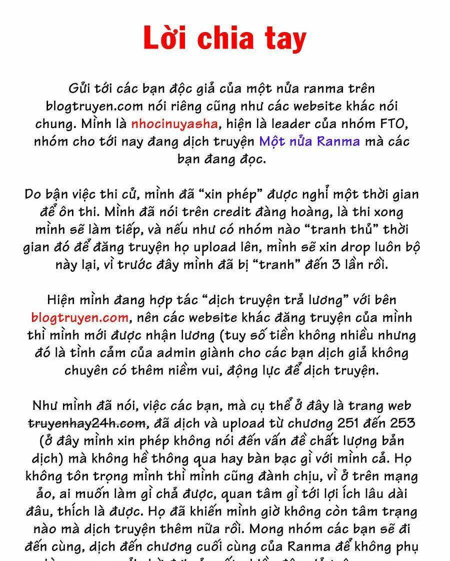 Suối Lời Nguyền Chapter 254 - Next Chapter 255