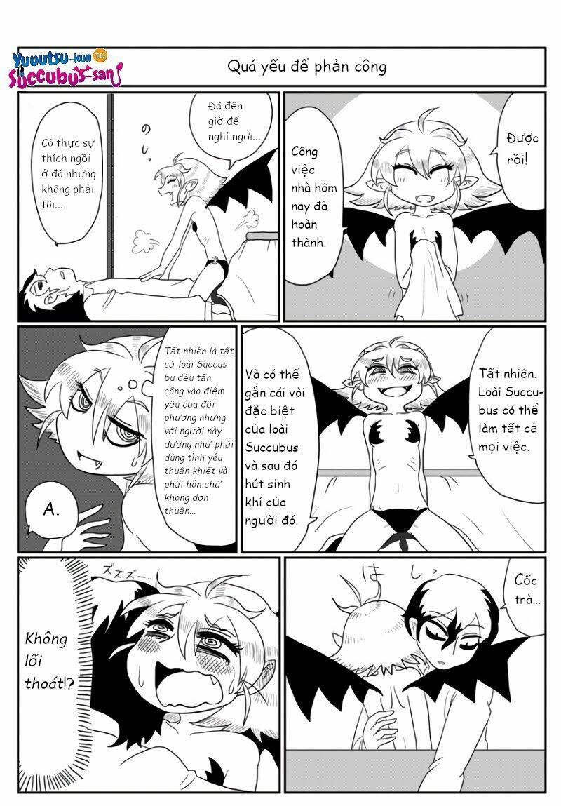 Yuuutsu To Succubus-San Chapter 57: Quá yếu để phản công - Trang 2