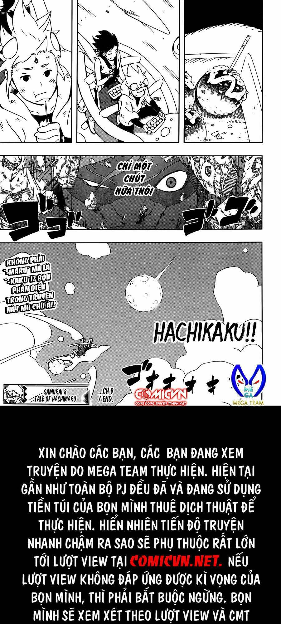 Samurai 8: Hành Trình Của Hachimaru Chapter 9 - Next Chapter 10