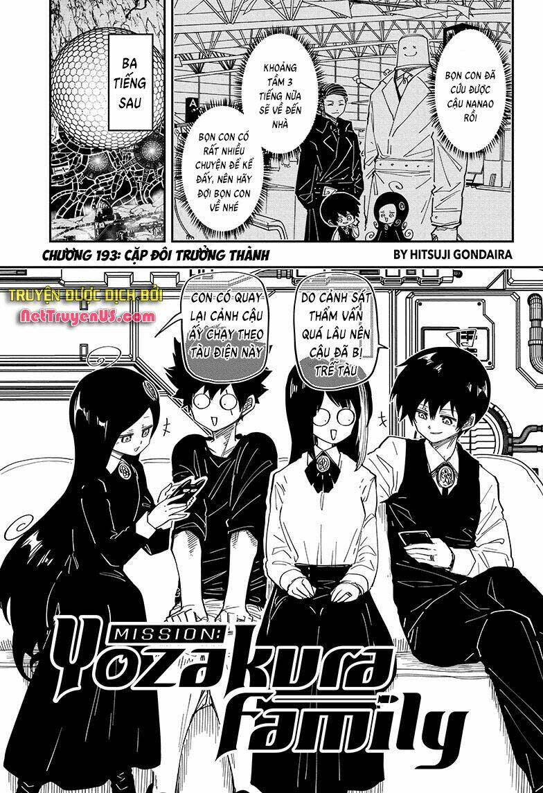 gia tộc điệp viên yozakura chapter 193 - Next Chapter 193