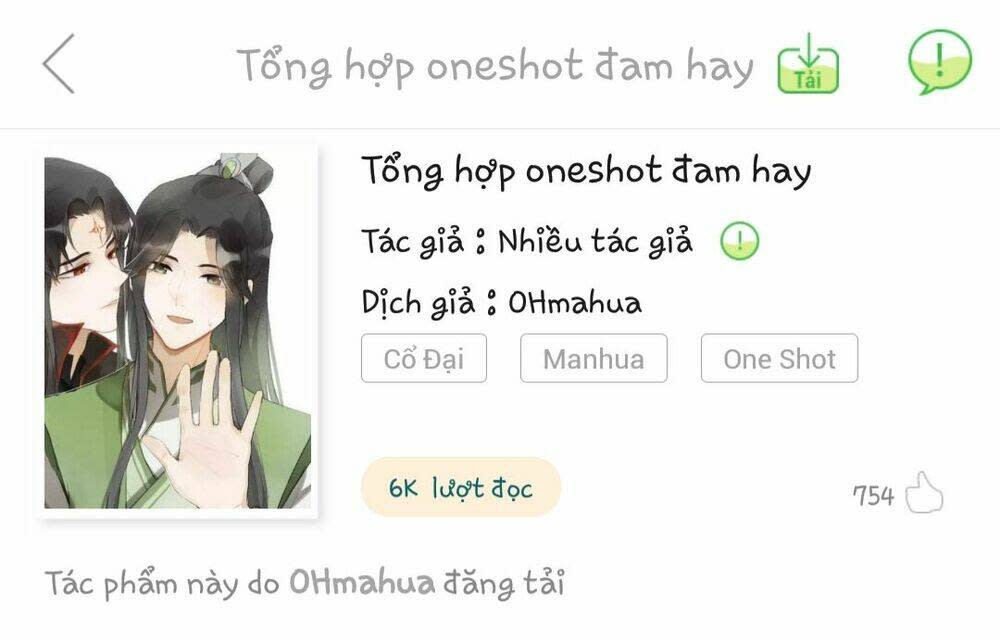 tổng hợp one shot hay chương 5 - Next chương 6