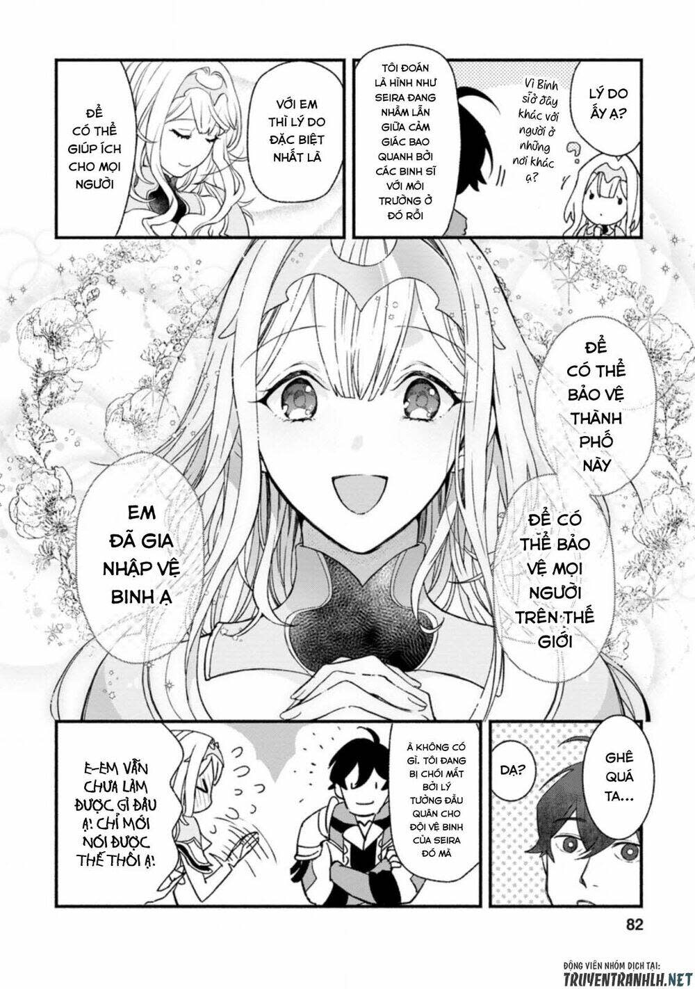 Sono Monban, Saikyou Nitsuki: Tsuihou Sareta Bougyo Ryoku 9999 No Senshi, Ou Miyako No Monban Chapter 3.2 - Trang 2