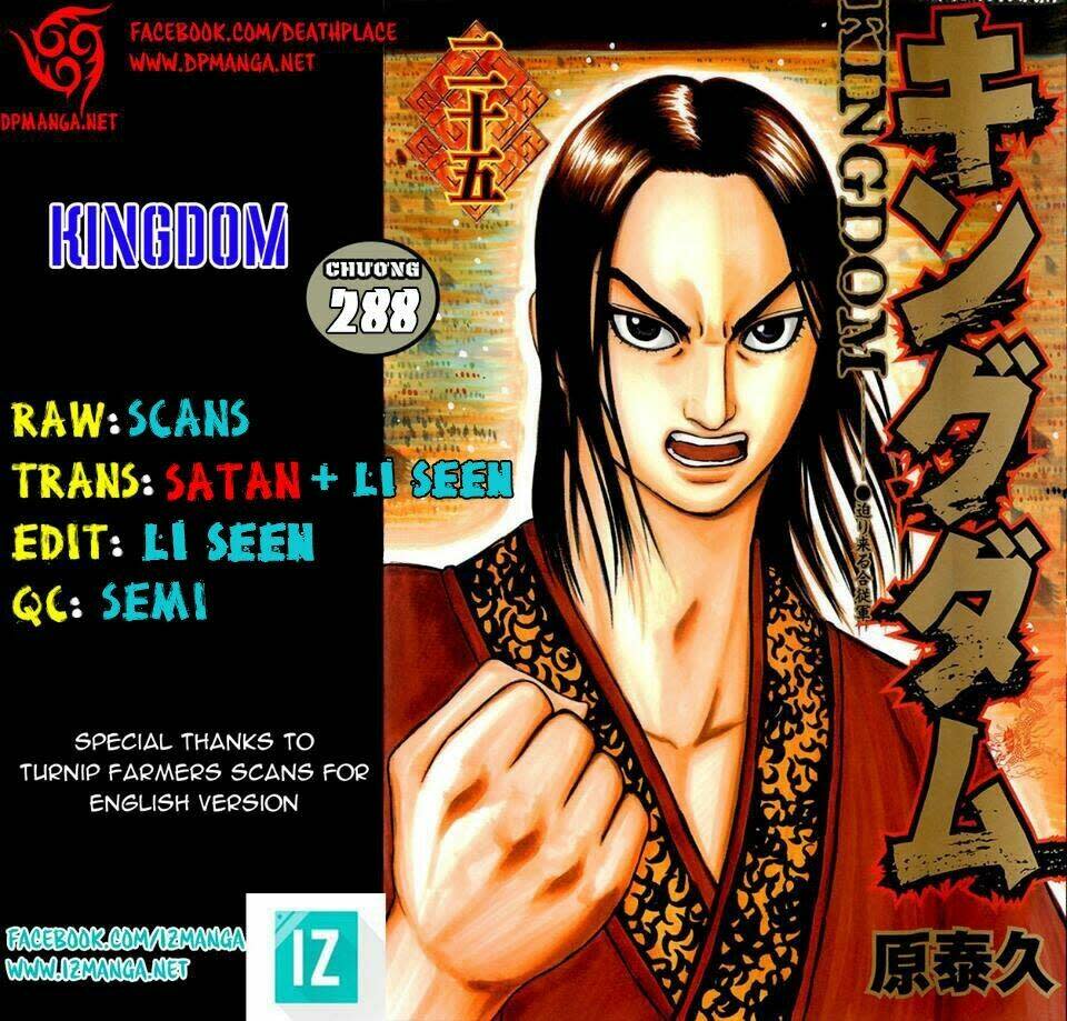 kingdom - vương giả thiên hạ chapter 288 - Next chapter 289