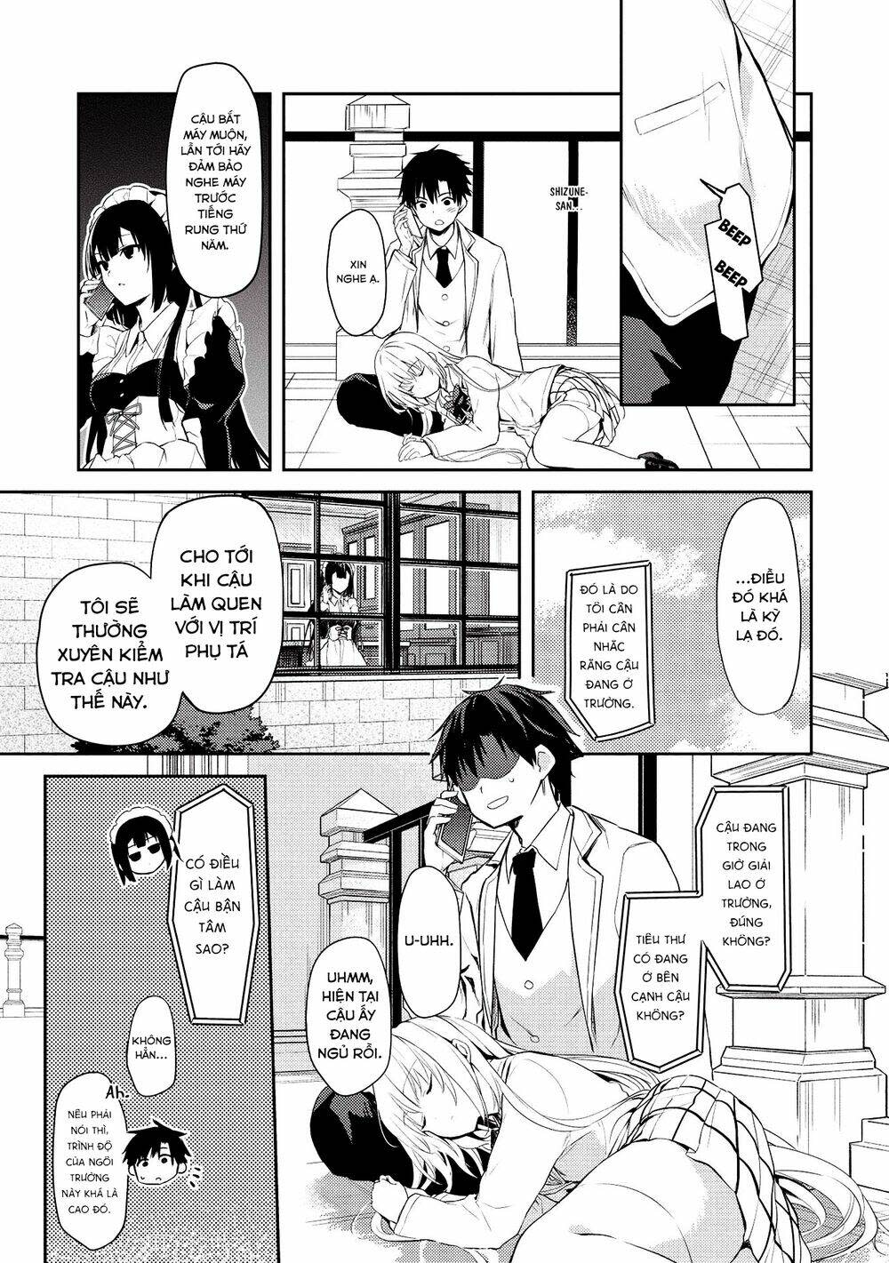 saijo no osewa takane no hana-darakena meimon-kou de, gakuin ichi no ojou-sama chapter 4 - Trang 2