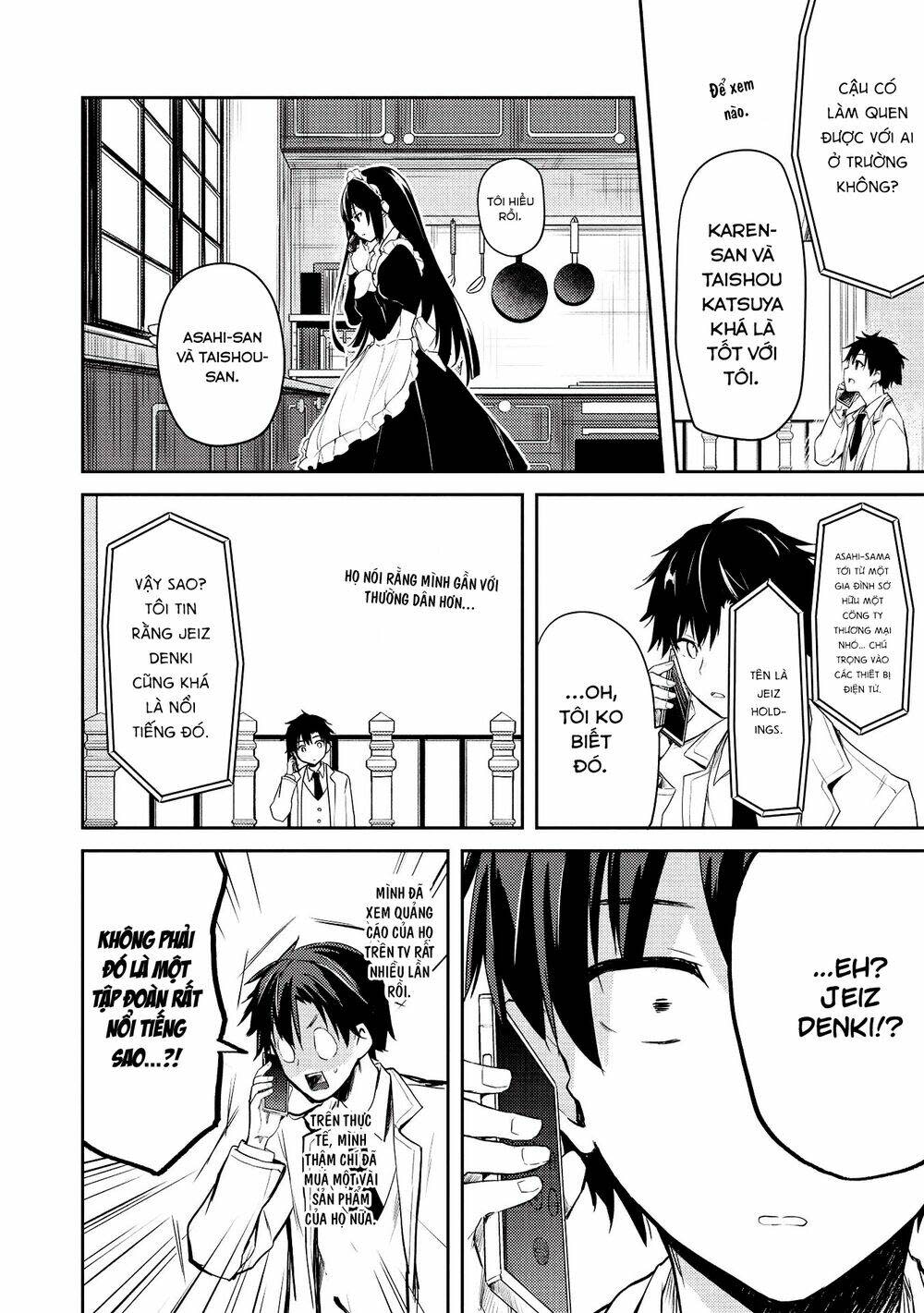 saijo no osewa takane no hana-darakena meimon-kou de, gakuin ichi no ojou-sama chapter 4 - Trang 2