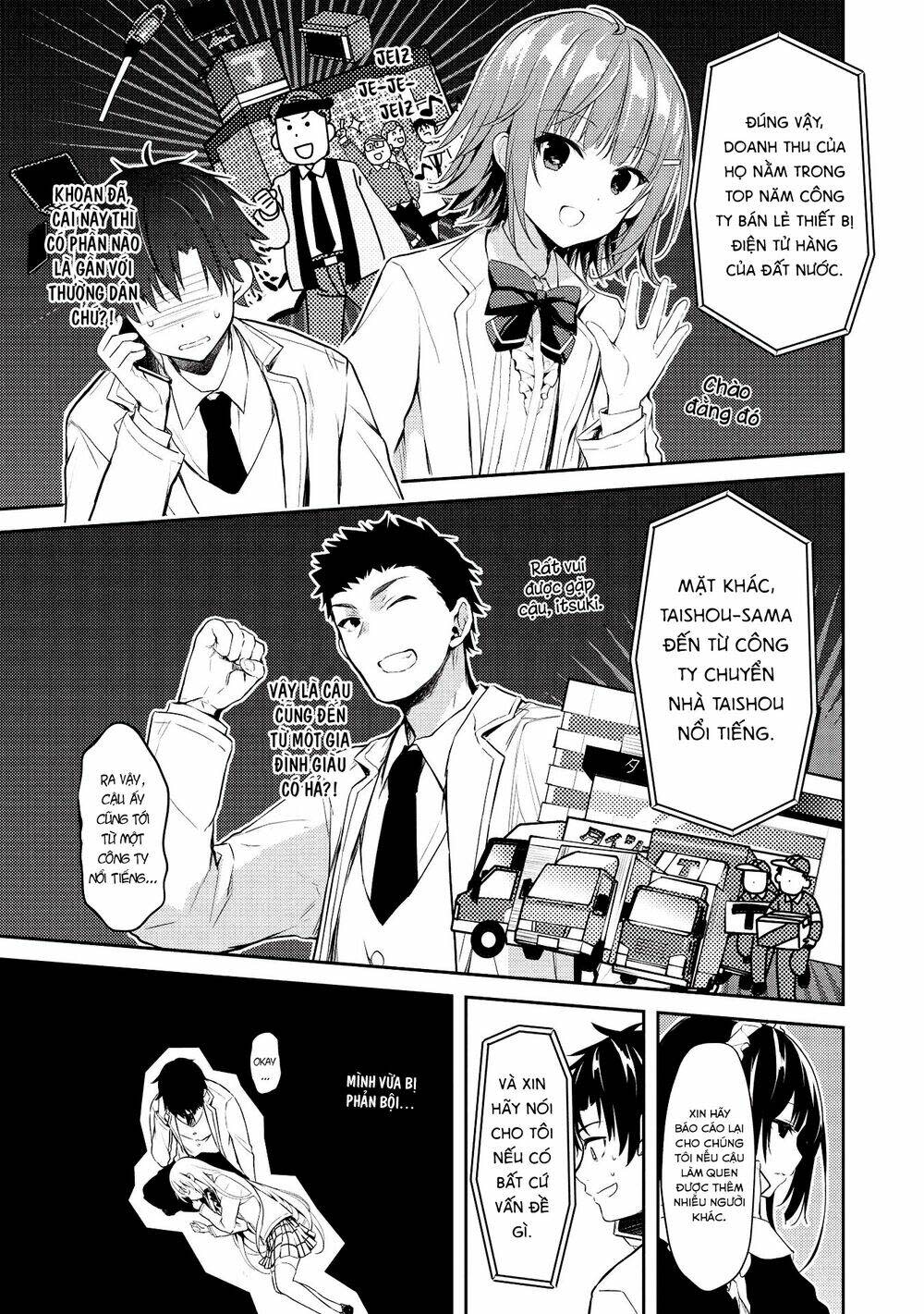 saijo no osewa takane no hana-darakena meimon-kou de, gakuin ichi no ojou-sama chapter 4 - Trang 2