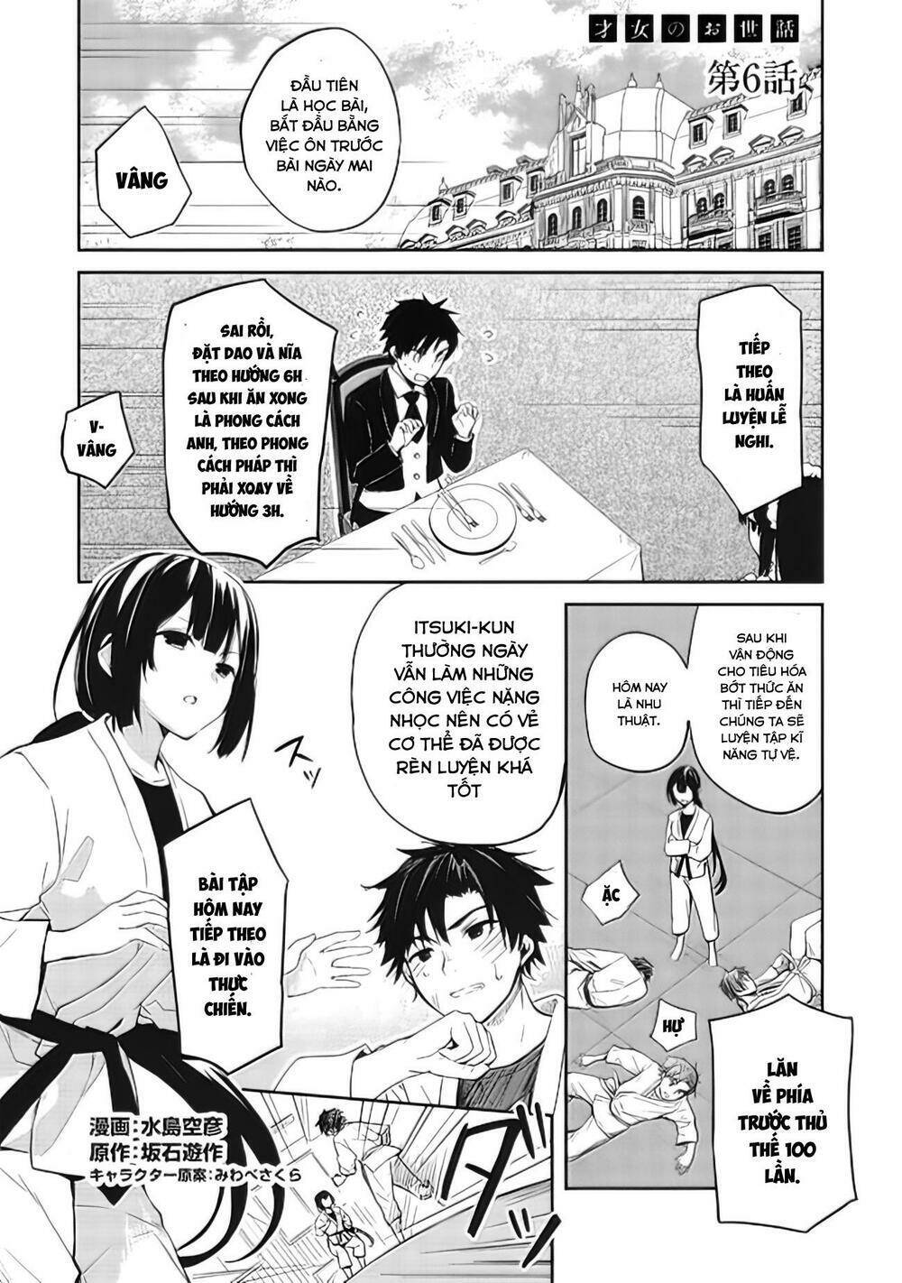 saijo no osewa takane no hana-darakena meimon-kou de, gakuin ichi no ojou-sama chapter 6 - Trang 2