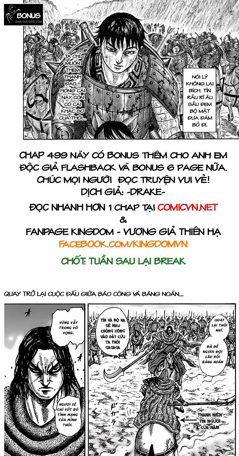 kingdom - vương giả thiên hạ chapter 499: - kế thừa ước mơ - di sản một đờ - Next chapter 500