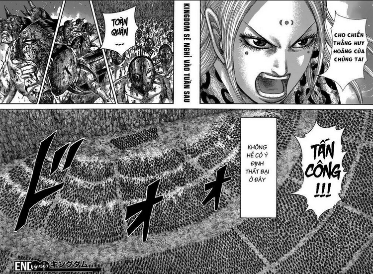 kingdom - vương giả thiên hạ chapter 567: Ánh dương ngày mai - Next chapter 568: lời thề của ba cát Âu