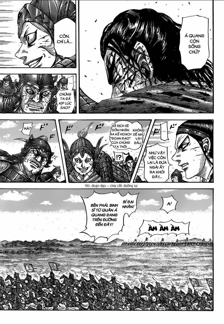 kingdom - vương giả thiên hạ chapter 560: không gian của tín - Next chapter 561: một đao gây chấn động