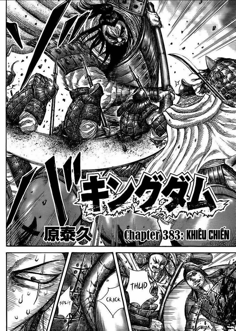 kingdom - vương giả thiên hạ chapter 383 - Next chapter 384