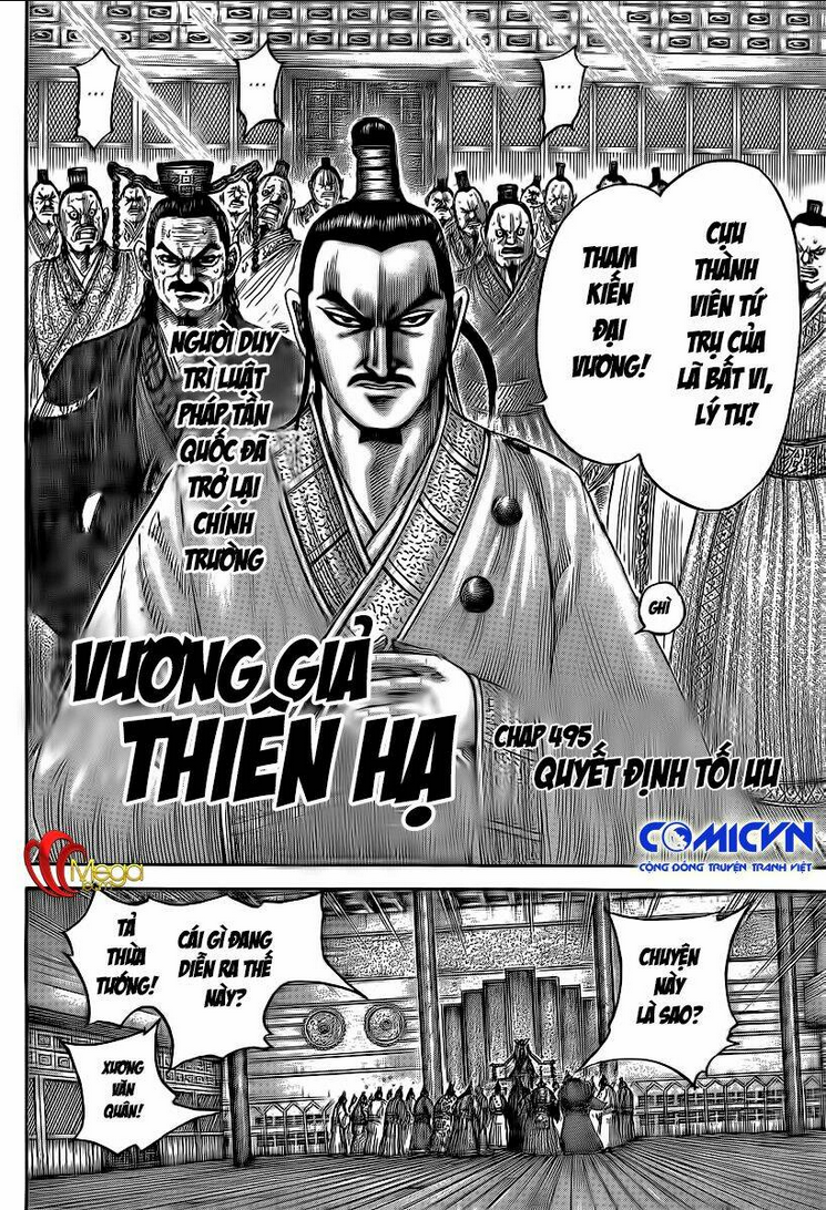 kingdom - vương giả thiên hạ chapter 495 - Next chapter 496: khởi đầu thời loạn lạc