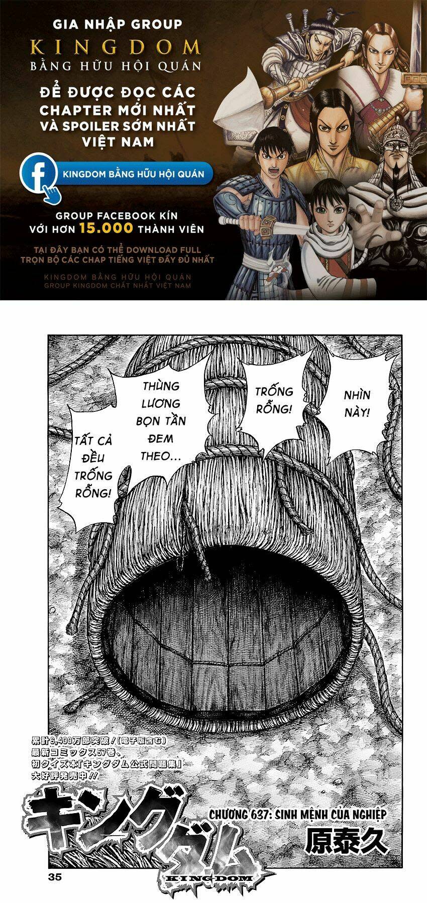 kingdom - vương giả thiên hạ chapter 637 - Next chapter 638