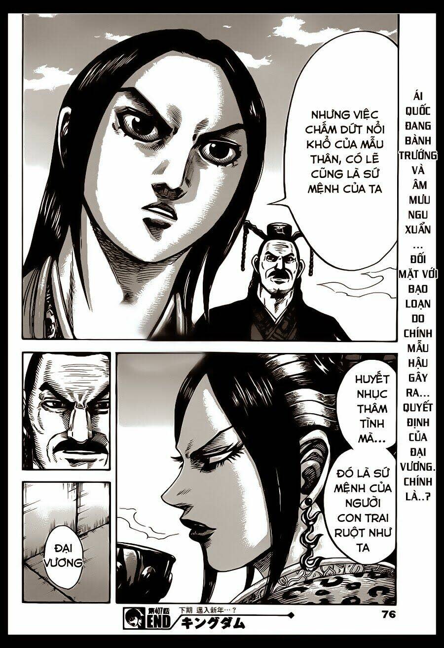 kingdom - vương giả thiên hạ chapter 407 - Next chapter 408