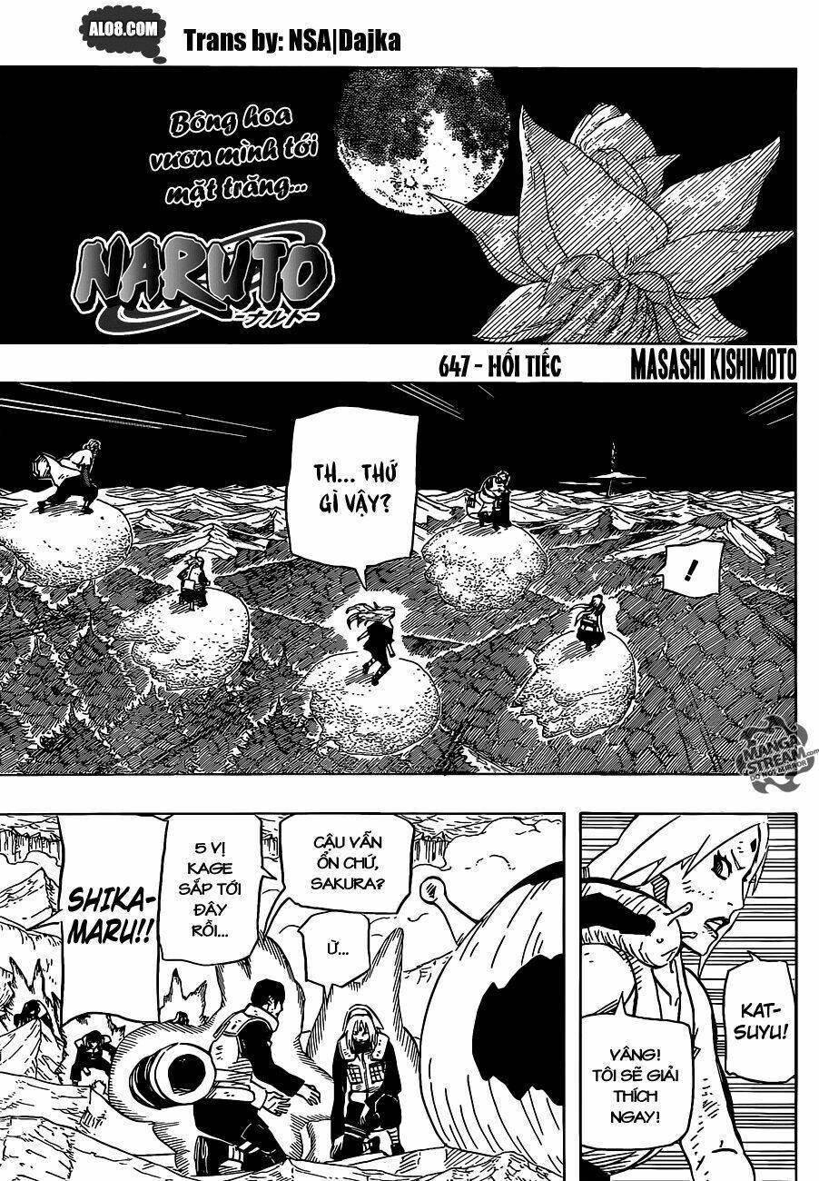 naruto - cửu vĩ hồ ly chapter 647 - Next chapter 648