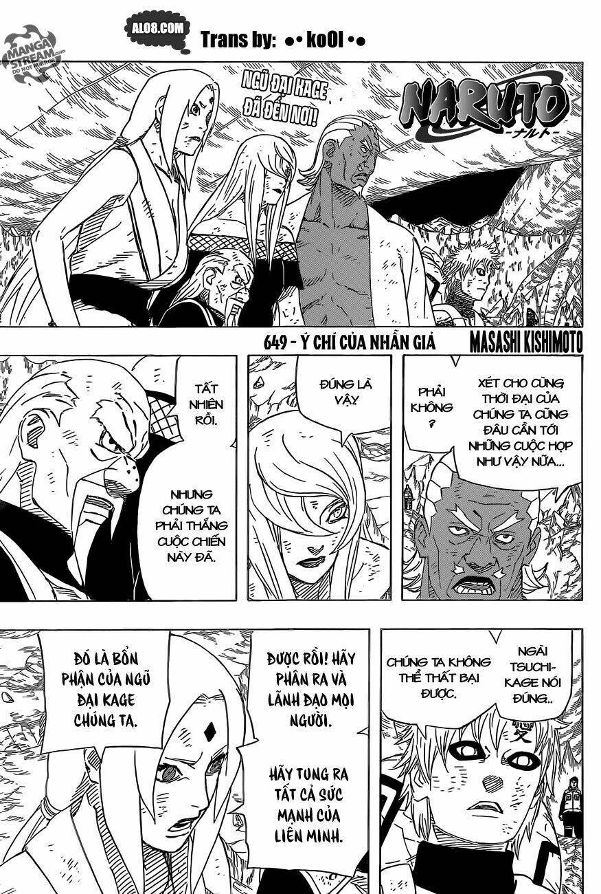 naruto - cửu vĩ hồ ly chapter 649 - Next chapter 650