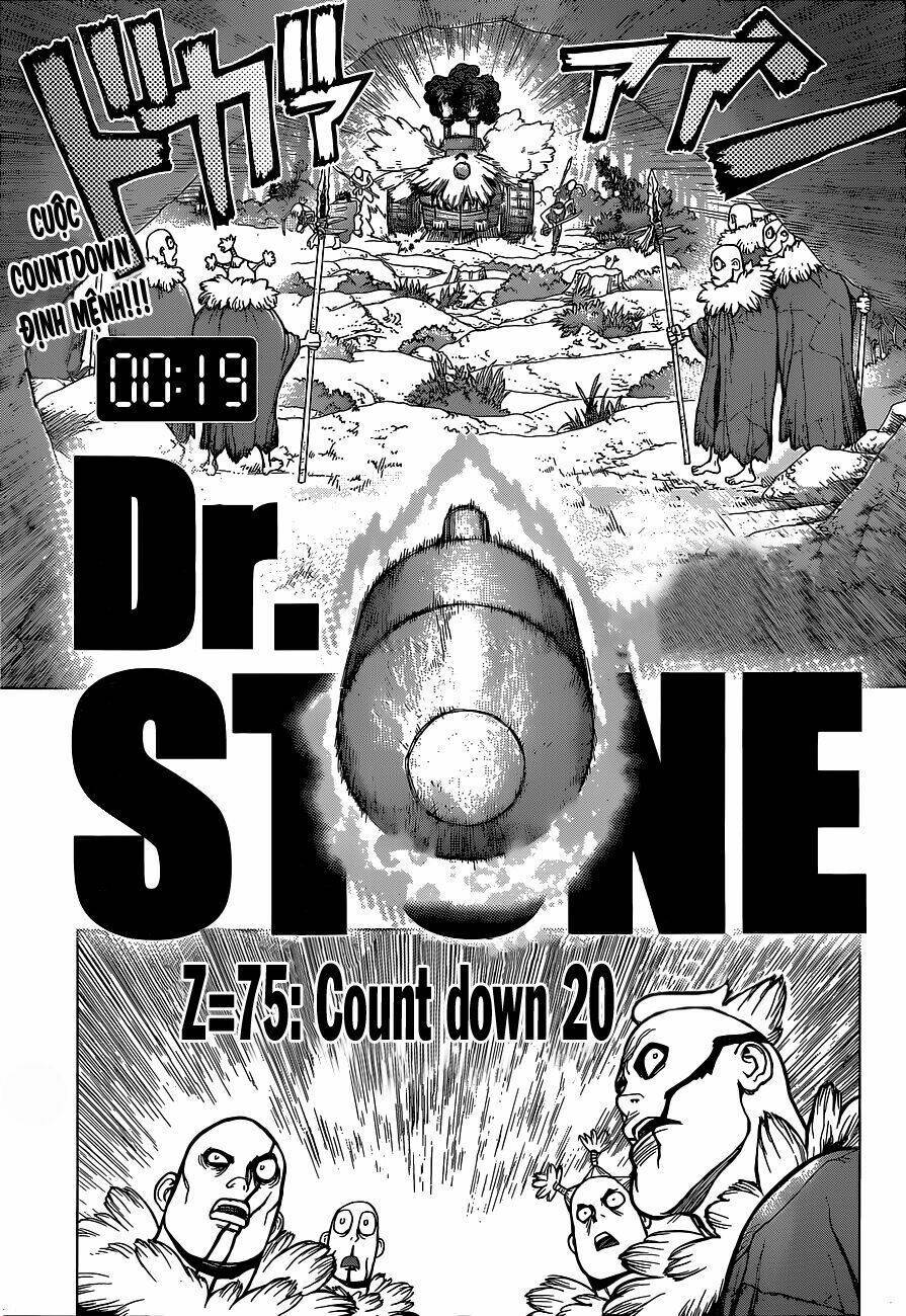 dr.stone - hồi sinh thế giới chapter 75: count down 20 - Trang 2