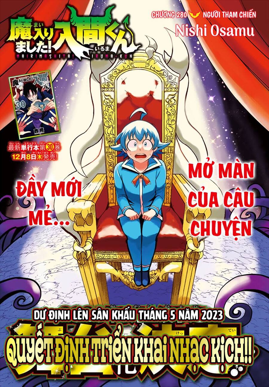 chào mừng cậu đến trường iruma-kun chương 280 - Trang 2