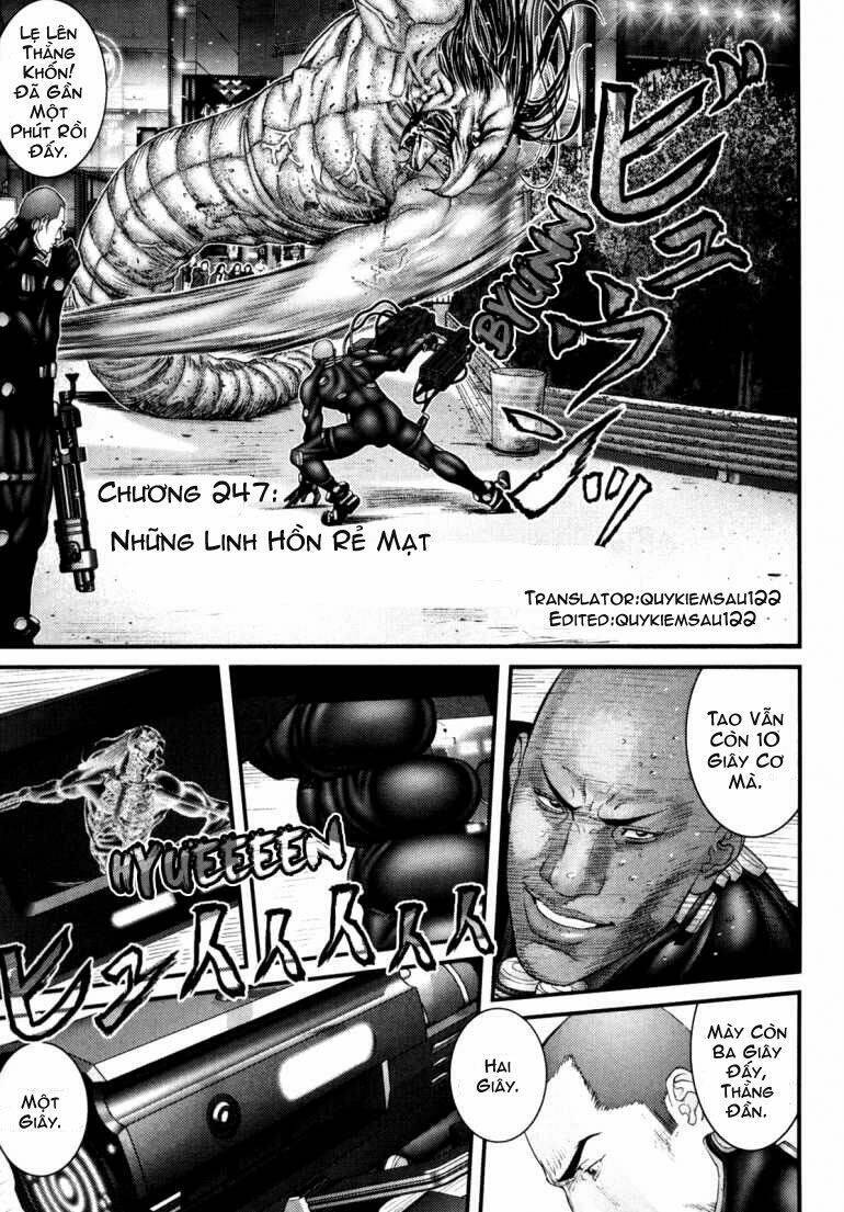 gantz chapter 247: những linh hồn rẻ mạt - Next chapter 248: sự khai sáng thông qua cái chết