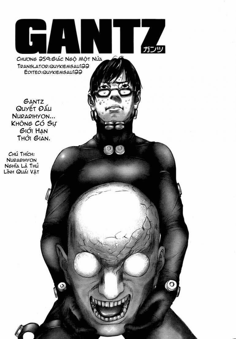 gantz chapter 259: giác ngộ một nửa - Next chapter 260: quyết đấu sdf