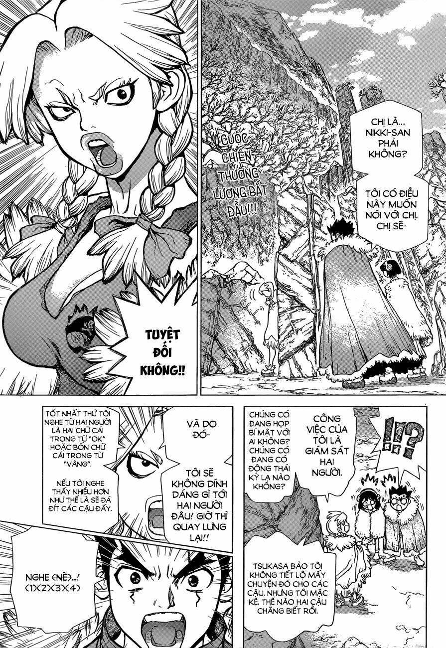 dr.stone - hồi sinh thế giới chapter 66: kẻ nói dối, người nói thật. - Trang 2