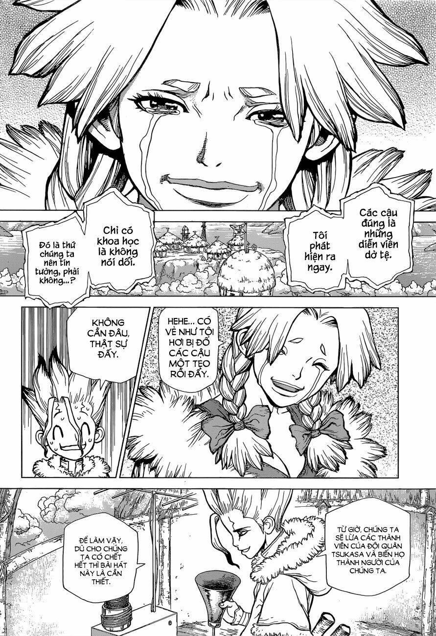 dr.stone - hồi sinh thế giới chapter 66: kẻ nói dối, người nói thật. - Trang 2