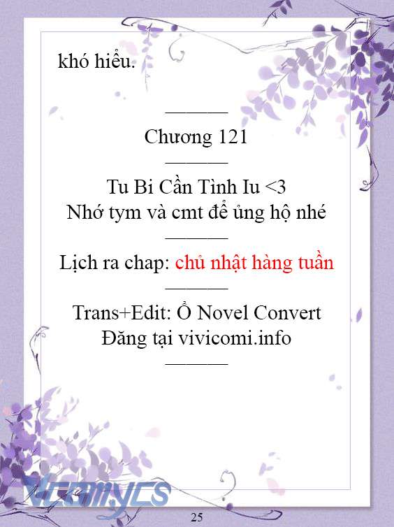 [novel] làm ác nữ bộ không tốt sao? Chương 121 - Next Chương 122