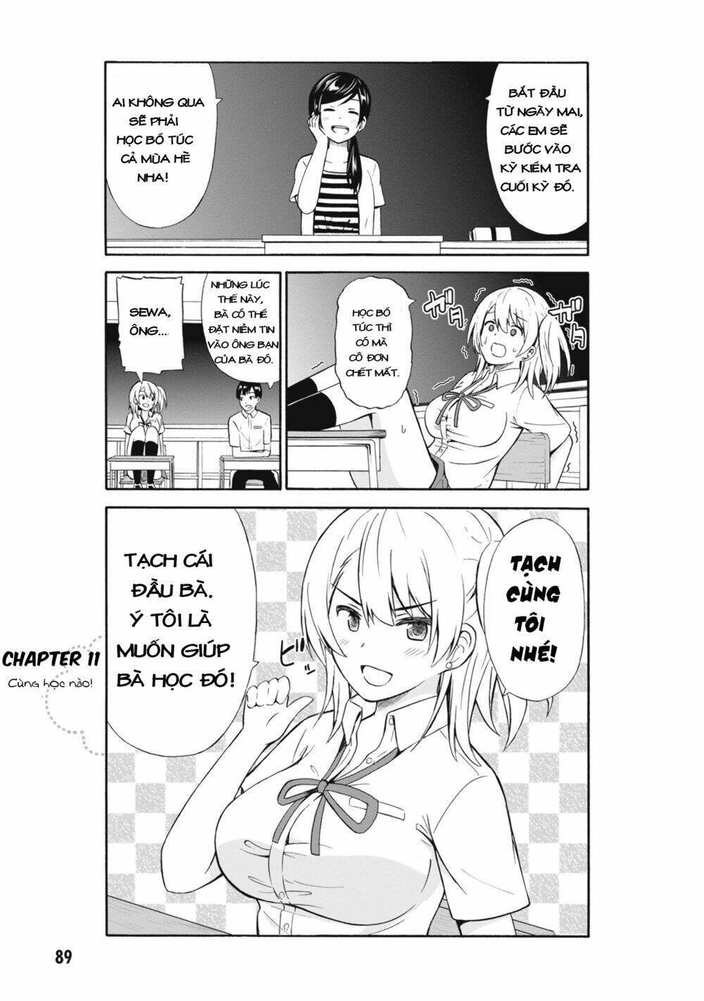 usami-san wa kamawaretai! chapter 11: cùng học thôi - Next chapter 12: lễ hội vui quá đi