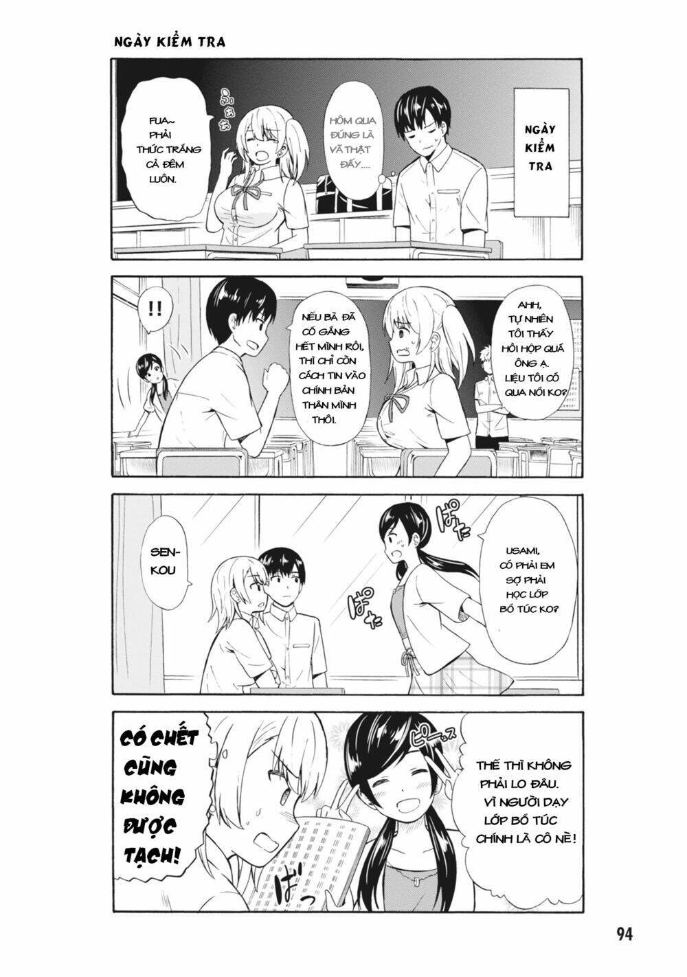 usami-san wa kamawaretai! chapter 11: cùng học thôi - Next chapter 12: lễ hội vui quá đi