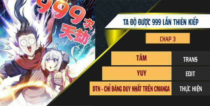 ta độ 999 lần thiên kiếp Chapter 3 - Next Chapter 4