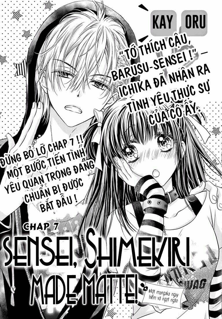 sensei 〆shimekiri made matte! chương 7 - Next chương 8