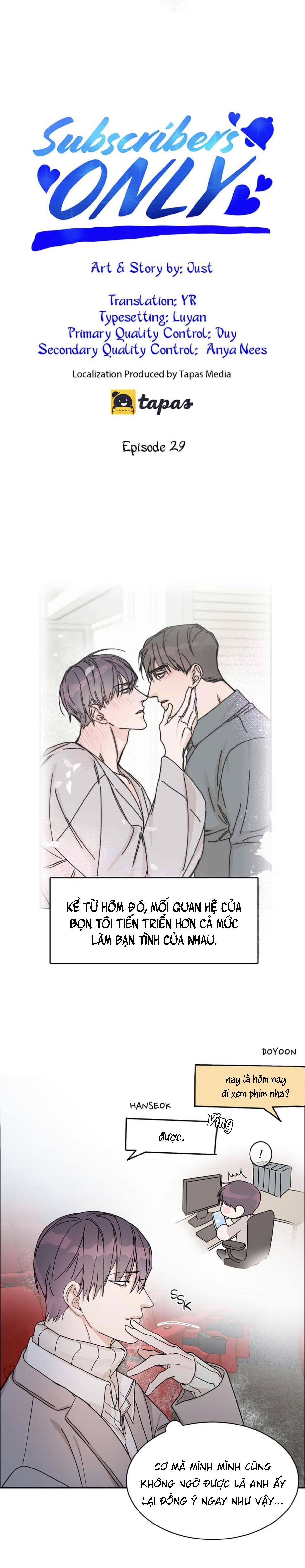 Anh sẽ đăng kí chứ? Chapter 29 - Trang 2