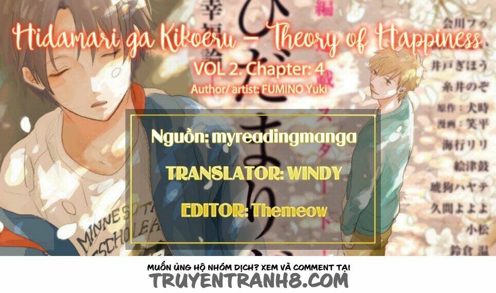 Hidamari Ga Kikoeru - Vol 2: The Theory Of Happiness Chapter 4 - Next Chapter 5