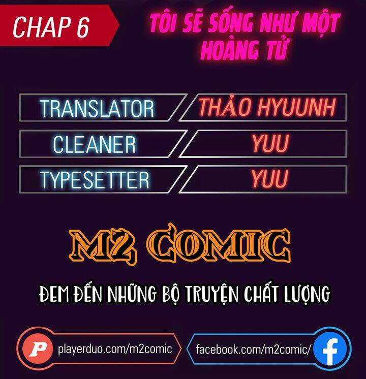 tôi sẽ sống như một hoàng tử chapter 6 - Next chapter 7