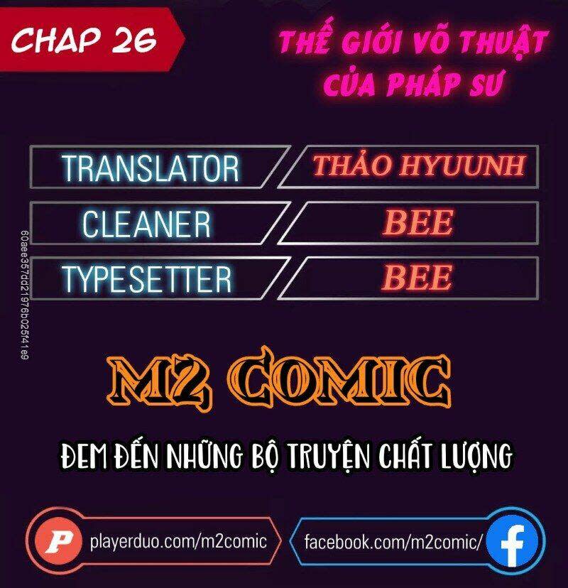 thế giới võ thuật của pháp sư chapter 26 - Trang 2