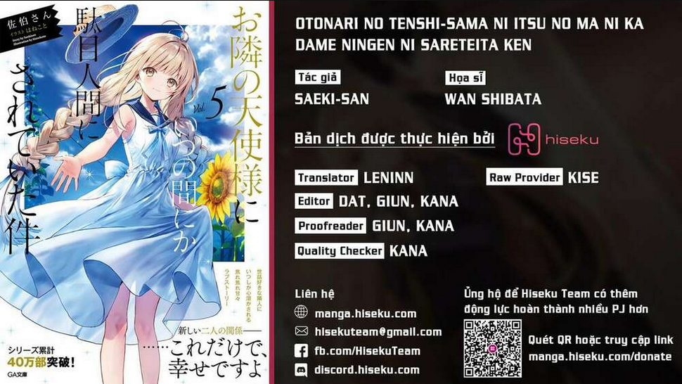 otonari no tenshi-sama ni itsunomanika dame ningen ni sareteita ken chapter 1 - Trang 2