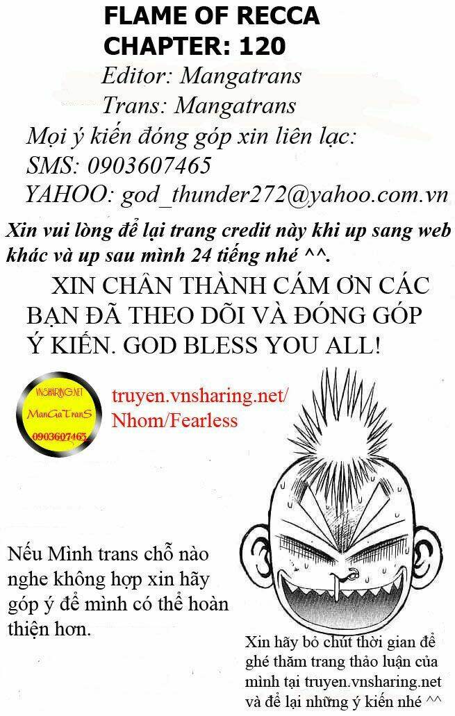 ngọn lửa recca chapter 120 - Next chapter 121