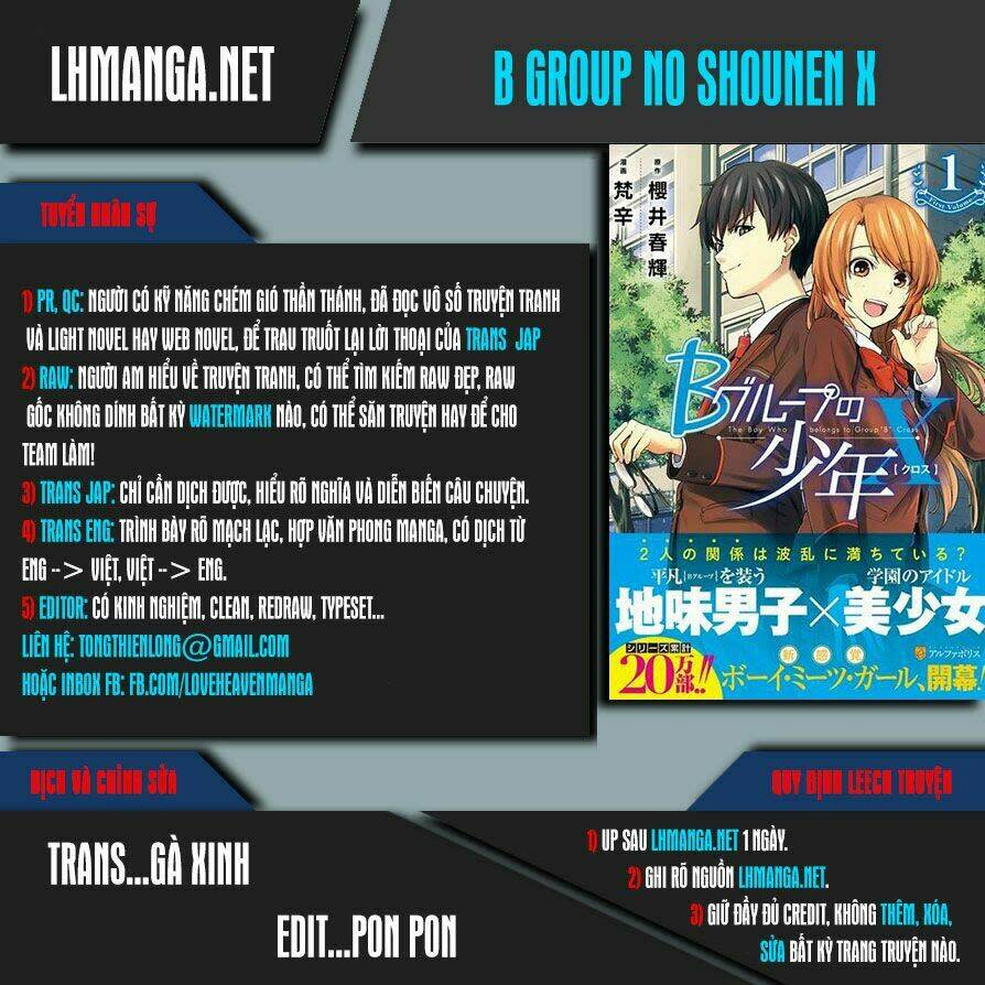 B Group No Shounen X Chapter 9 - Next Chapter 10